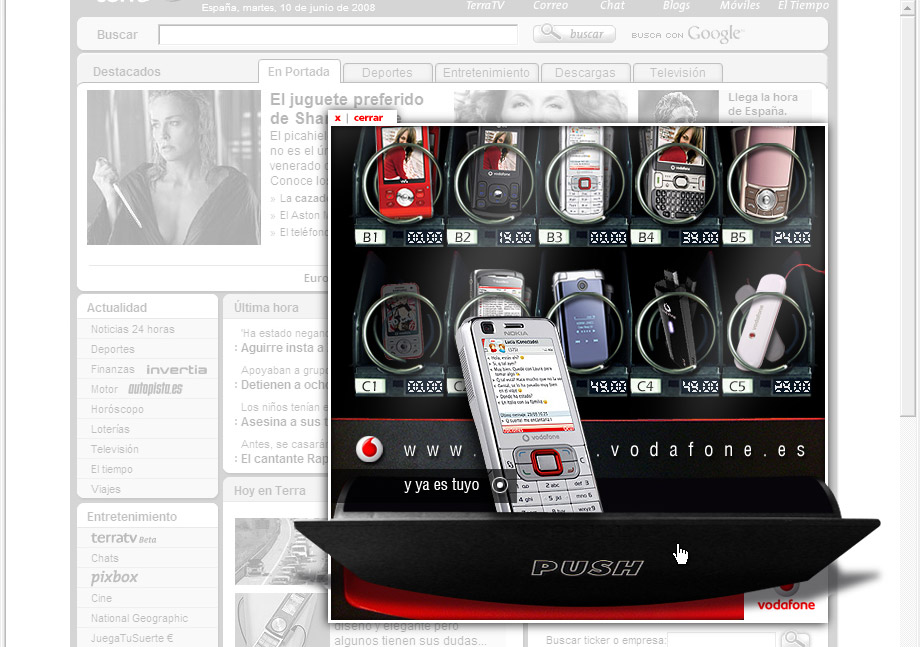 QuicoRubio.com > Vodafone Vending Machine 5