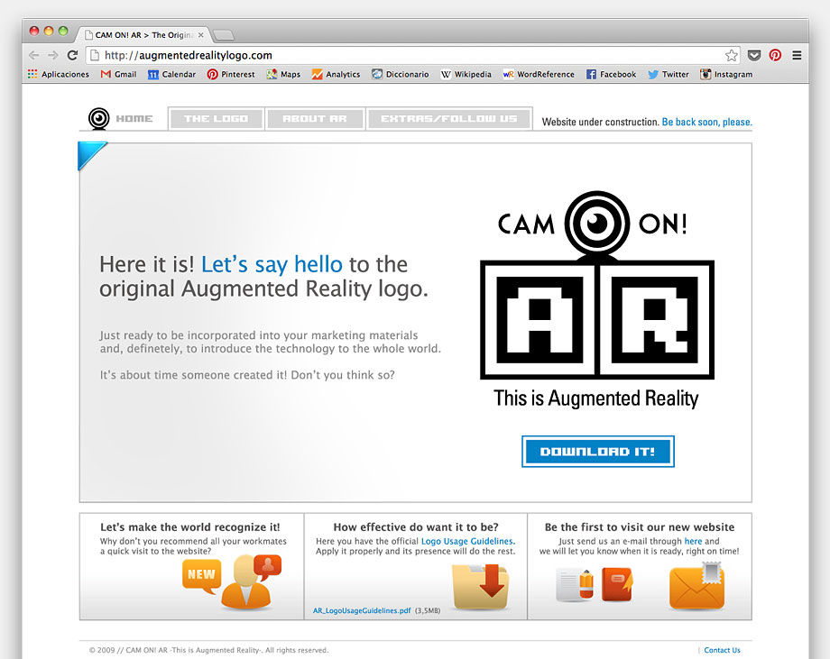 QuicoRubio.com > Augmented Reality logo 2